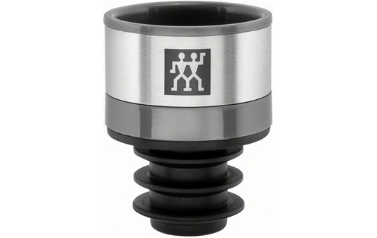 Zwilling | Vakuum Weinverschluss, grau | Edelstahl 3x3x4cm