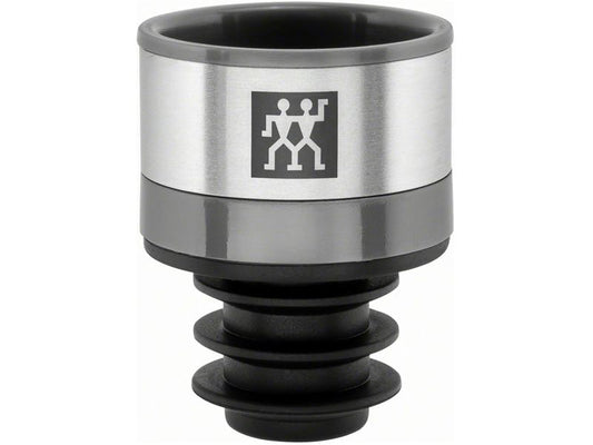 Zwilling | Vakuum Weinverschluss, grau | Edelstahl 3x3x4cm
