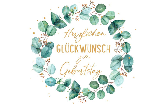 ABC Glückwunschkarte Geburtstag