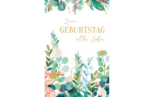 ABC Glückwunschkarte Geburtstag
