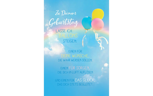 ABC Glückwunschkarte Geburtstag
