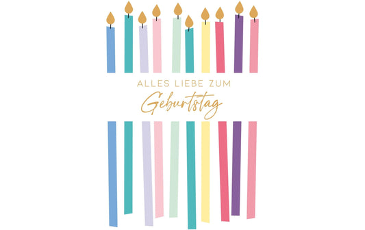 ABC Glückwunschkarte Geburtstag