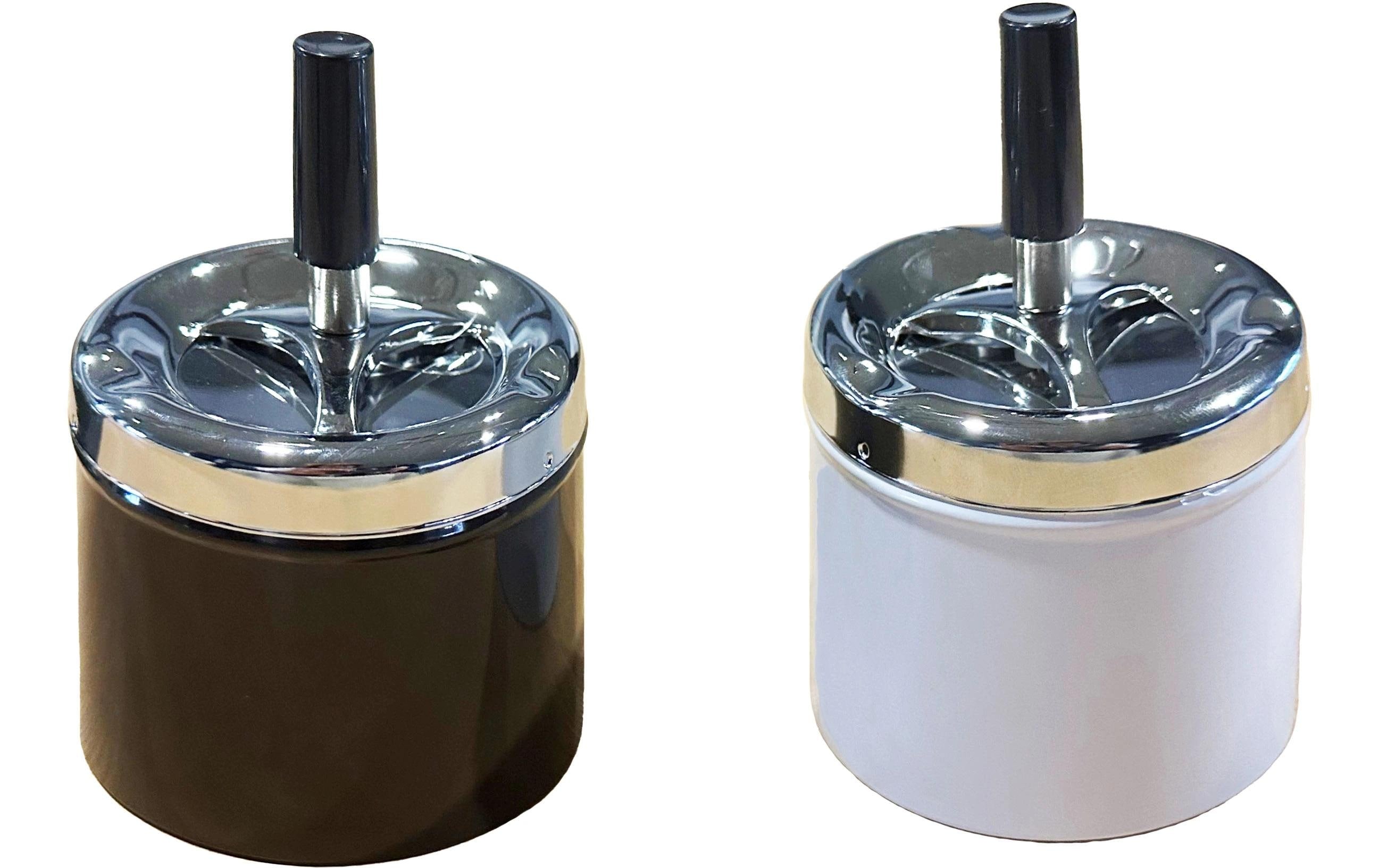 Dameco Aschenbecher, Schleuderdeckel,2erSet