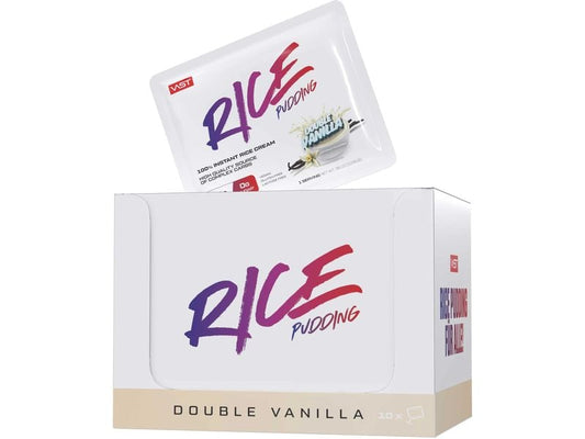 VAST | Instant Rice Pudding Box | 10x 36.1g, Double Vanilla