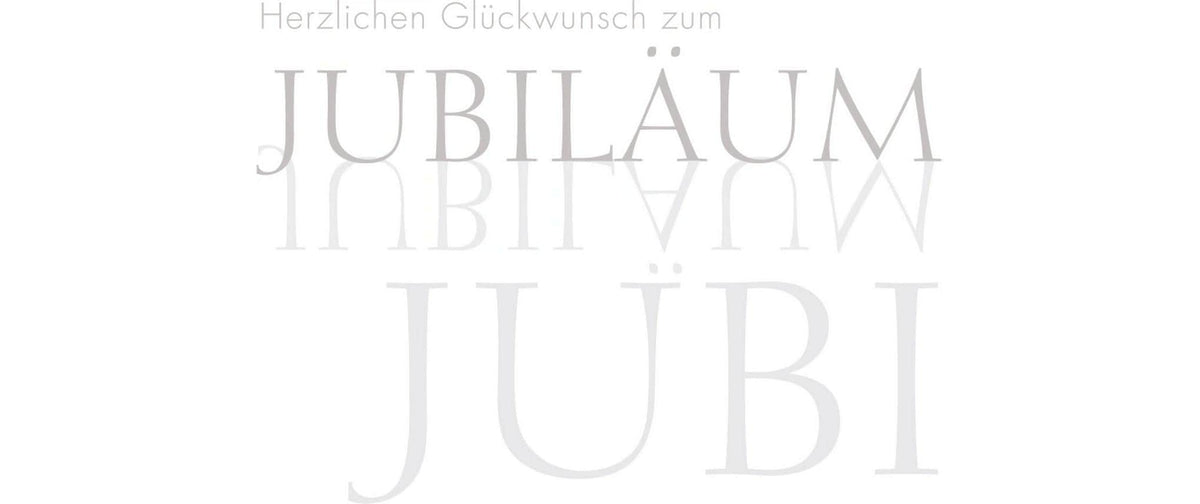 ABC Glückwunschkarte Jubiläum
