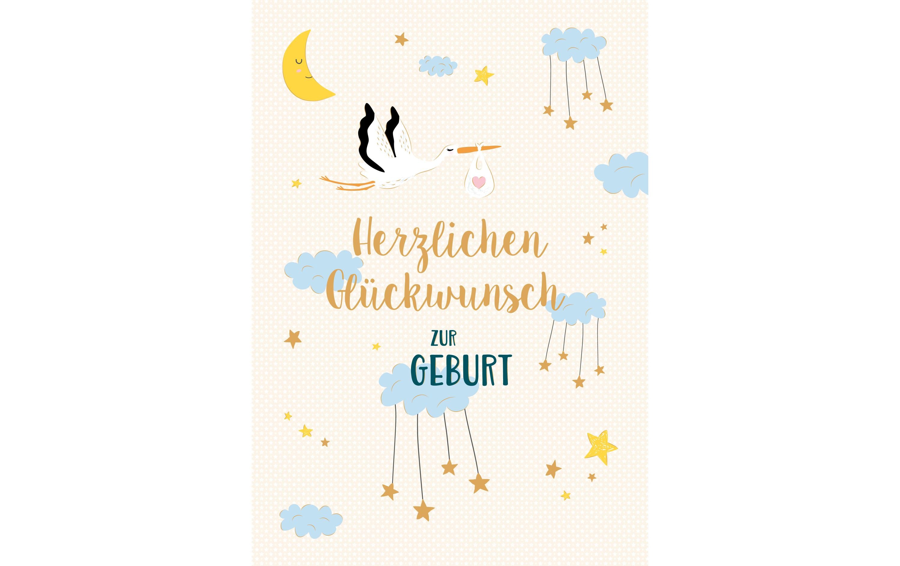 ABC Glückwunschkarte Geburt