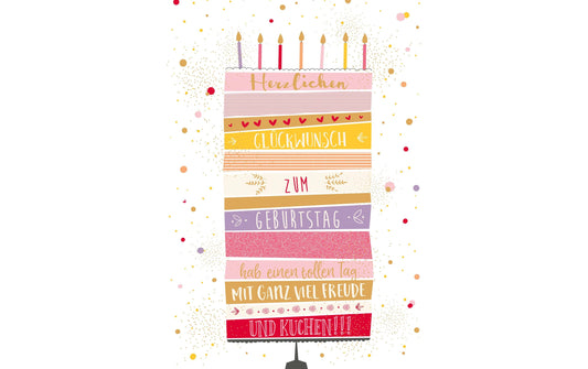 ABC Glückwunschkarte Geburtstag