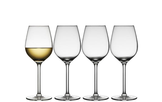 Lyngby | Weissweinglas Juvel 38 cl 4 Stk. | Farbe klar, Soda-lime Glas