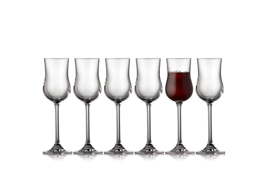 Lyngby | Portweinglas Juvel 9 cl 6 Stk. | Farbe klar, Crystal Glas