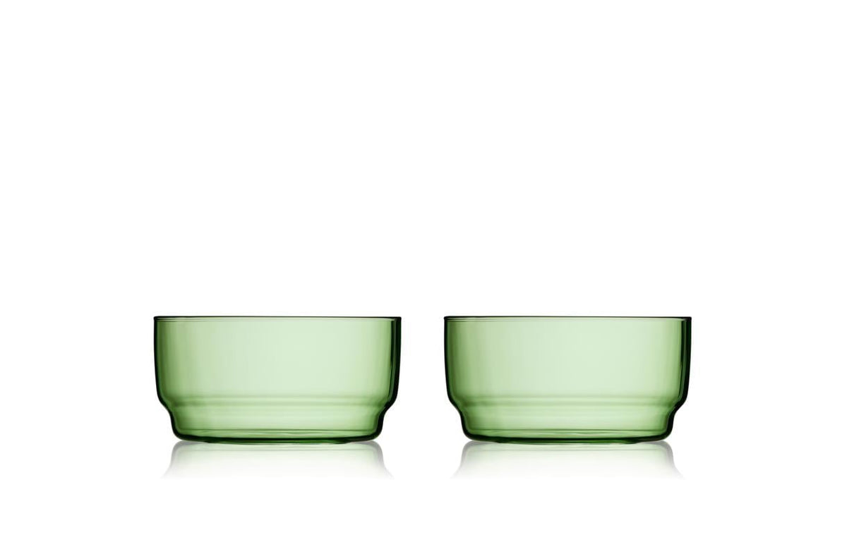 Lyngby Glaschale Torino 12 cm 2 Stk. Green