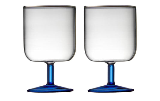Lyngby | Weinglas Torino 30 cl 2 Stk. | Farbe blau, Glas