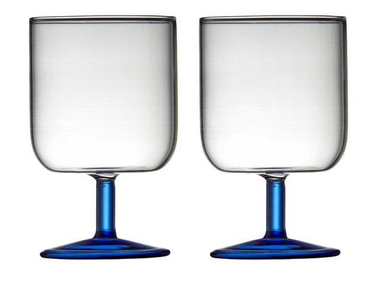 Lyngby | Weinglas Torino 30 cl 2 Stk. | Farbe blau, Glas