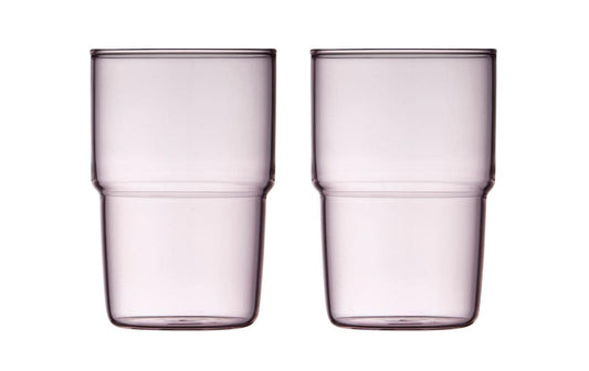 Lyngby Trinkglas Torino 40 cl 2 Stk. Pink
