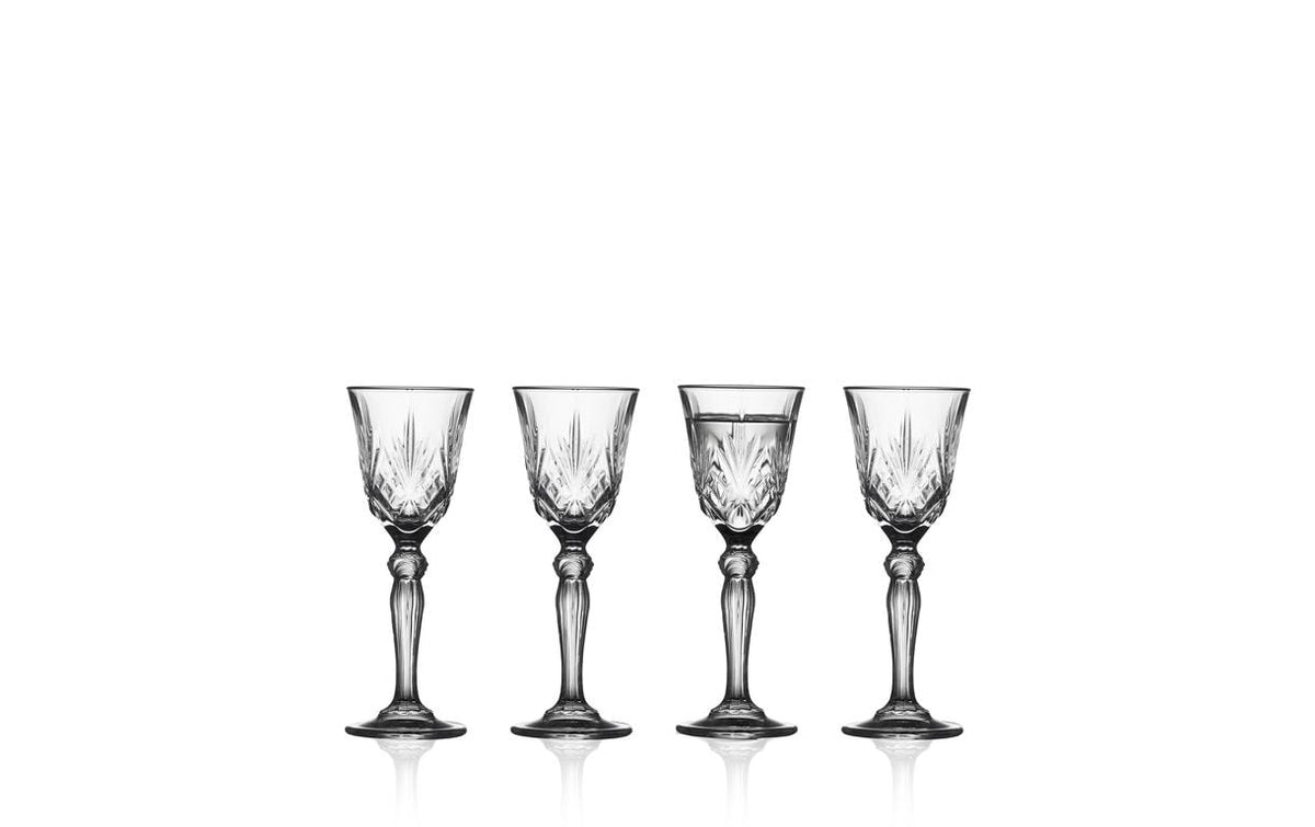 Lyngby Aquavit Glas Melodia 5 cl 4 Stk.