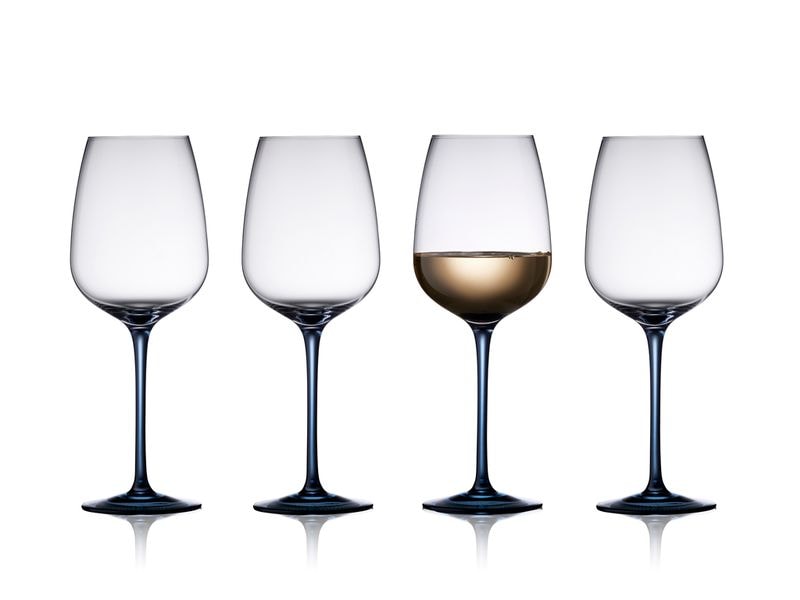 Lyngby | Weinglas Vienna 53 cl 4 Stk. | Farbe blau, Glas