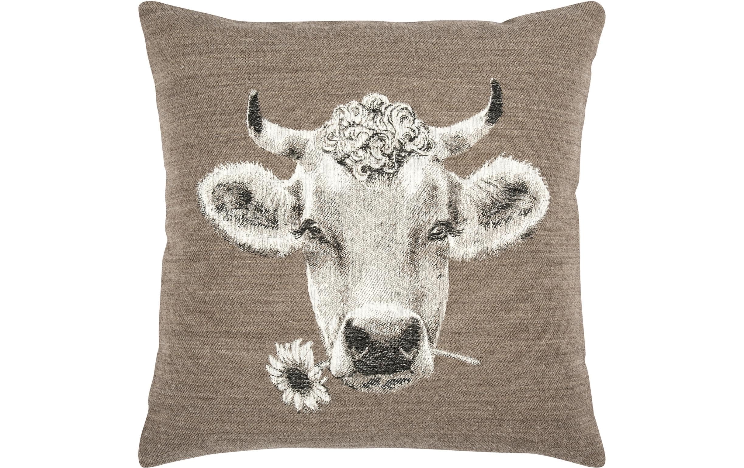 pad Kissenhülle Moo, Grau, 45x45 cm