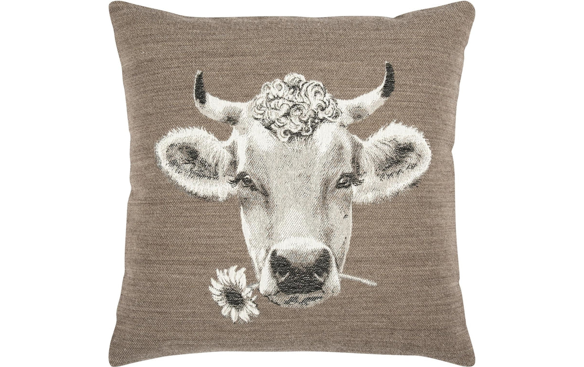 pad Kissenhülle Moo, Grau, 45x45 cm