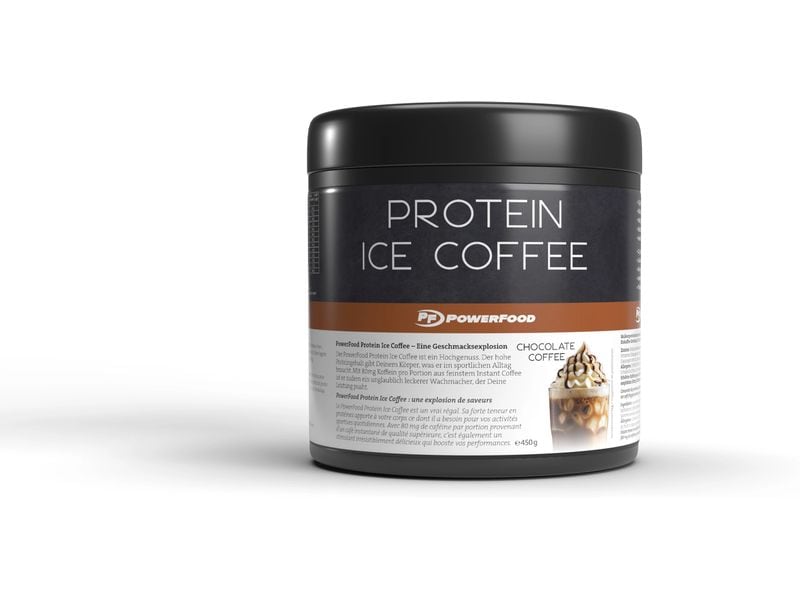 PowerFood | Protein Ice Coffee | Dose 450g, Chocolate Coffee