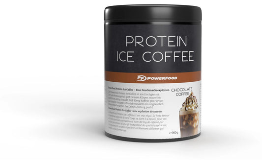 PowerFood | Protein Ice Coffee | Dose 900g, Chocolate Coffee