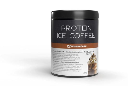 PowerFood | Protein Ice Coffee | Dose 900g, Chocolate Coffee