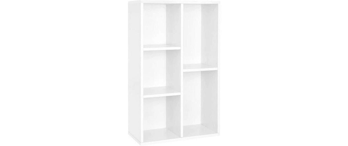 Vasagle Bücherregal, Weiss, 5 Fächer