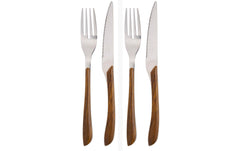 Schou Besteck Holz braun