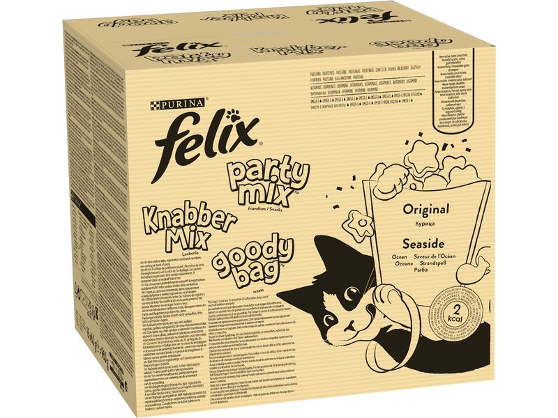 Felix | Snacks Megapack Party Mix | Seaside and Original 16x60g