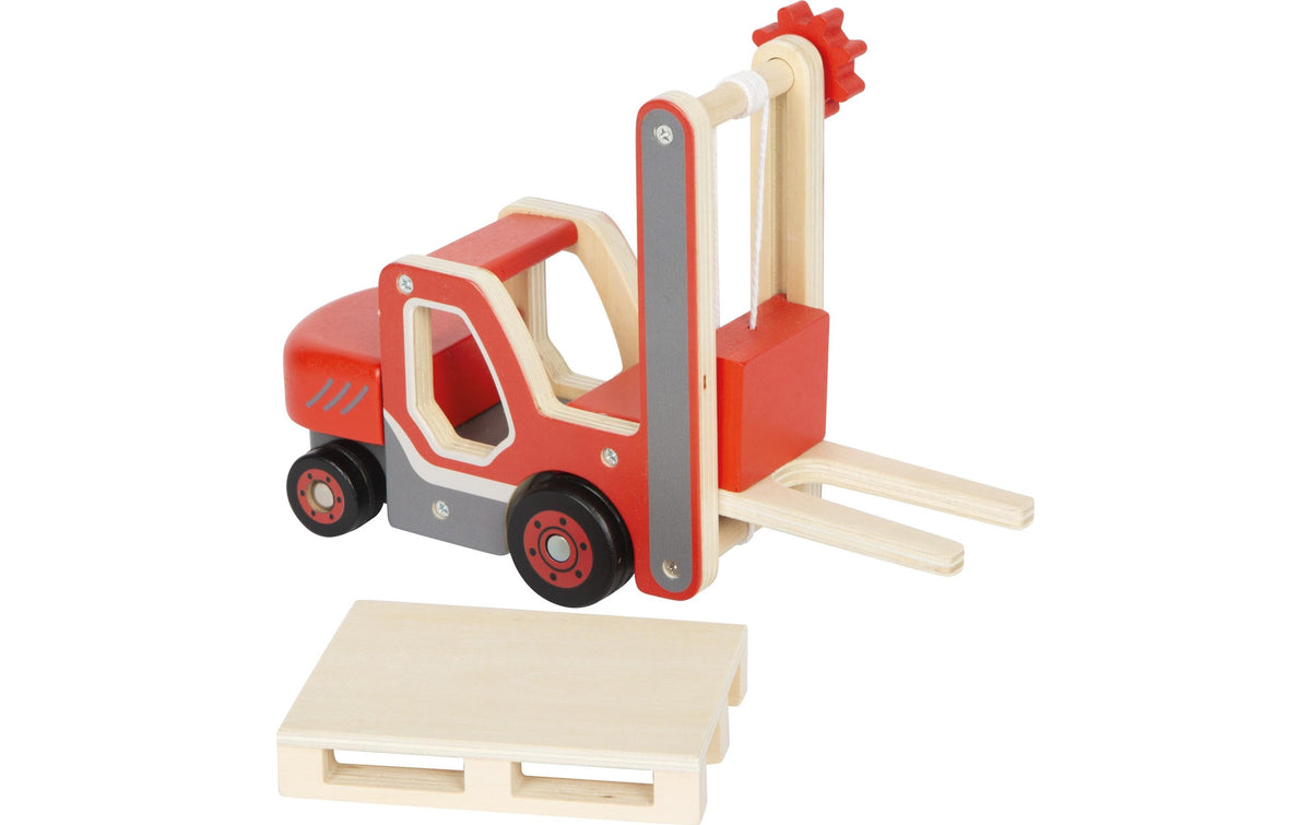 Gabelstapler mit Palette