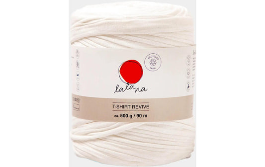 lalana | Wolle T-Shirt Revive cream | 5mm, 500g, 90m