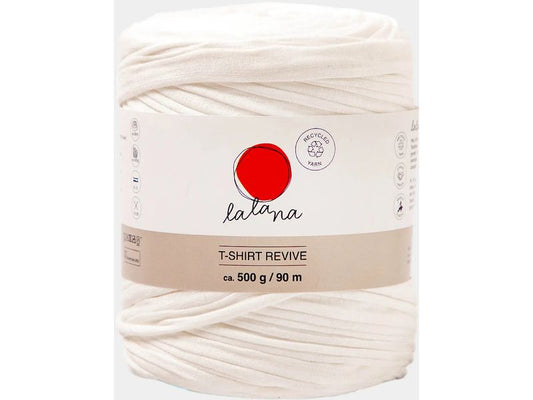 lalana | Wolle T-Shirt Revive cream | 5mm, 500g, 90m