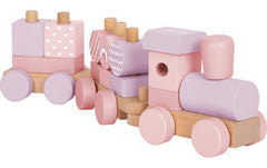 Holzzug rosa