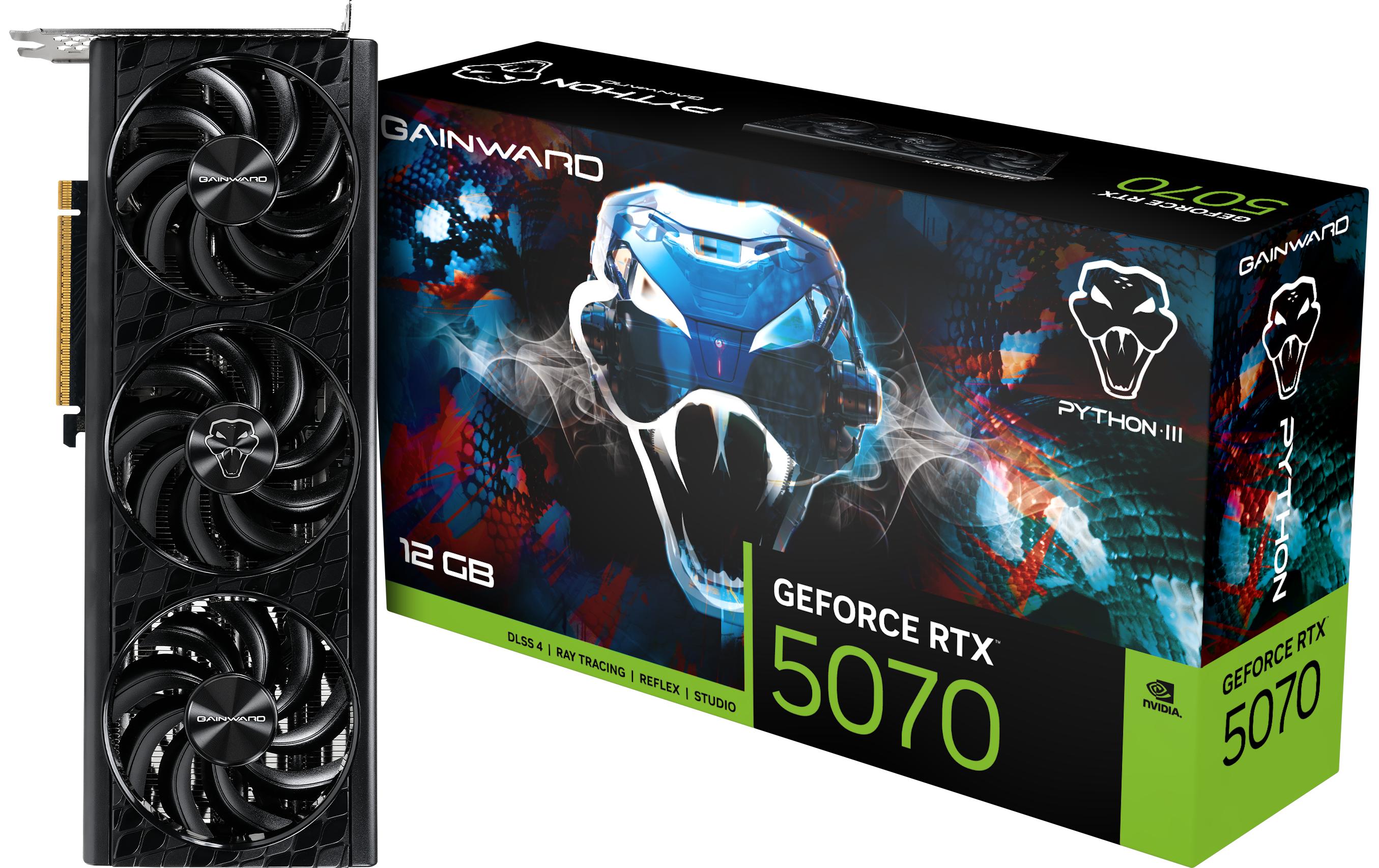 Gainward RTX5070 Python III, 12GB GDDR7