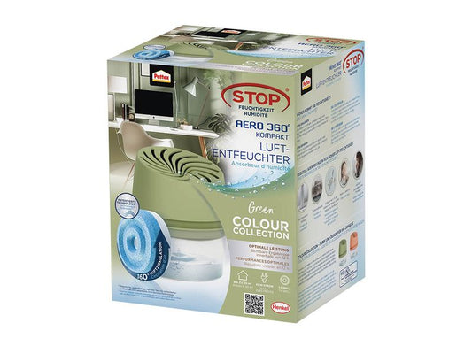 Pattex | Luftentfeuchter AERO 360° grün | Anti-Feuchtigkeit & Anti-Geruch