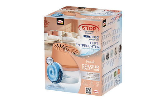 Pattex | Luftentfeuchter AERO 360° peach | Anti-Feuchtigkeit & Anti-Geruch