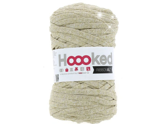 Hoooked | RibbonXL, Lurex, Golden Dust | Knäuel 250 g, 85 m