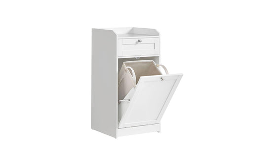 Vasagle Badezimmerschrank mit Wäschekorb