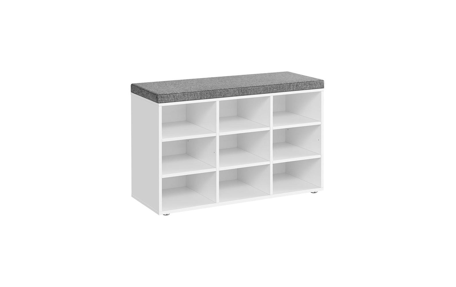 Vasagle Schuhschrank mit Polster, Holz