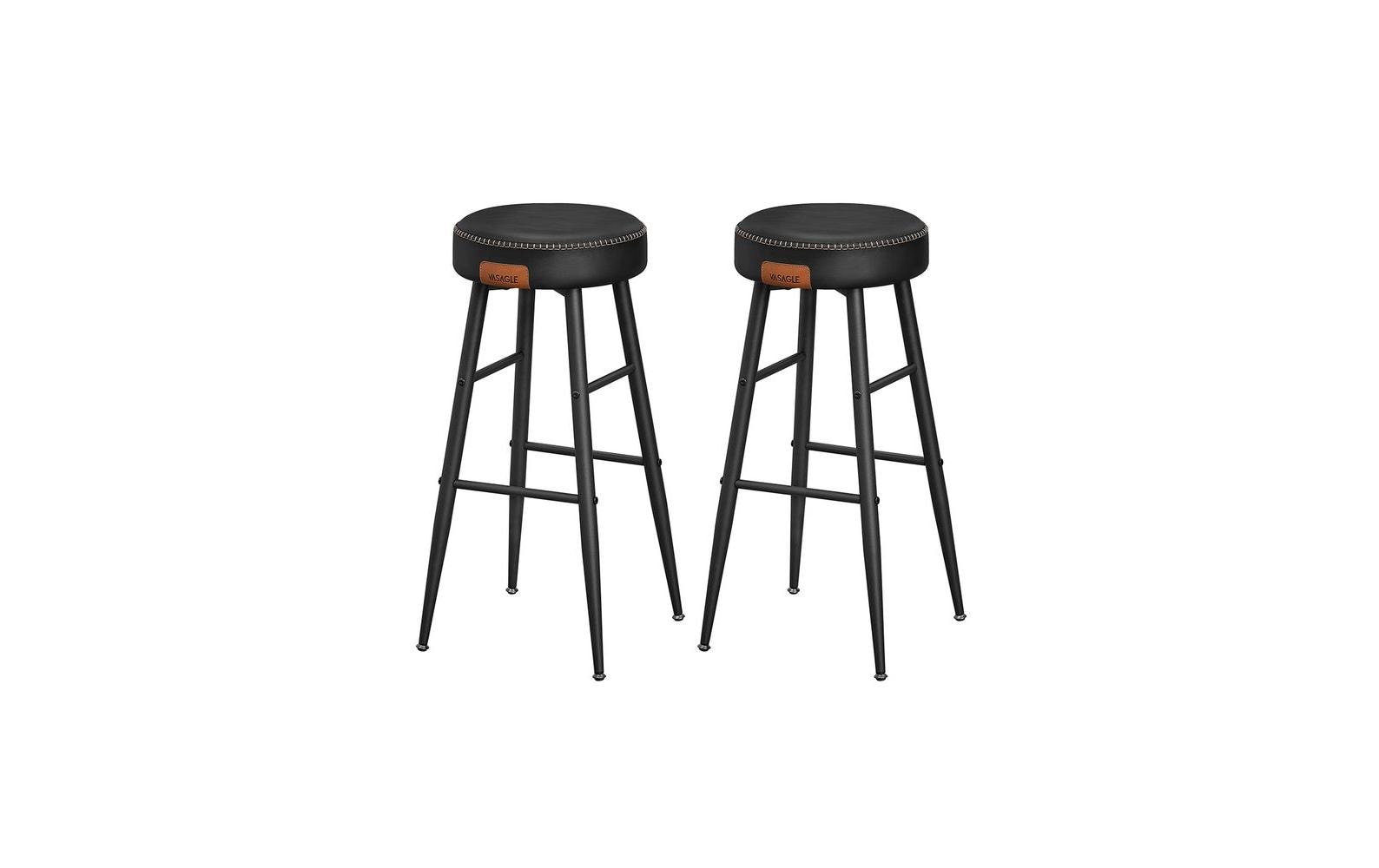 Vasagle Barhocker, 2er Set, Sitzhöhe 75cm