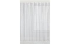 Casa Leon | Tagesvorhang 300x245 cm, Weiss | mit Faltenband ,30° waschbar, Polyester