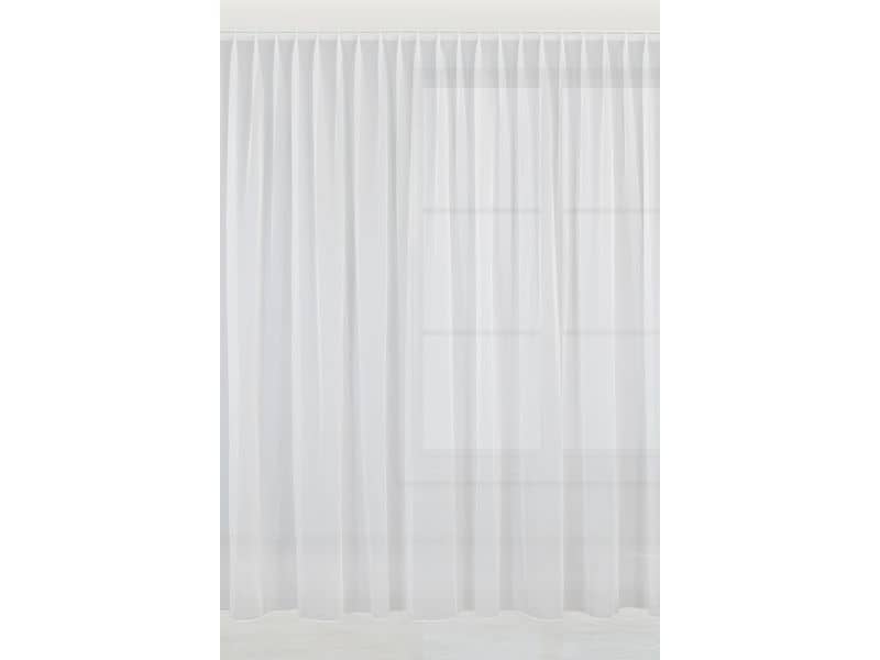Casa Leon | Tagesvorhang 300x245 cm, Weiss | mit Faltenband ,30° waschbar, Polyester