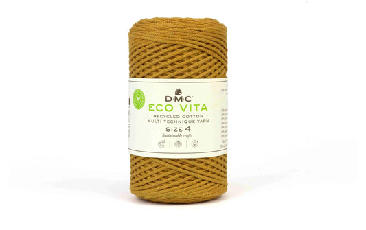 DMC, Baumwollgarn Eco Vita 4 Senfgelb