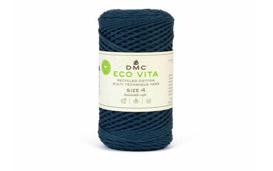 DMC, Baumwollgarn Eco Vita 4 Petrol
