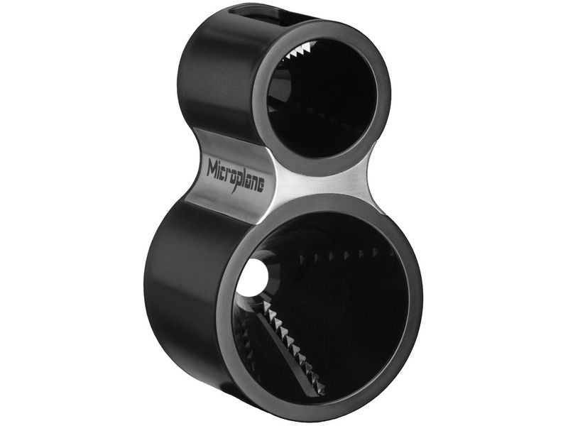 Microplane | Gourmet Spiralschneider | schwarz, Kunststoffgriff 6,3 x3,3cm