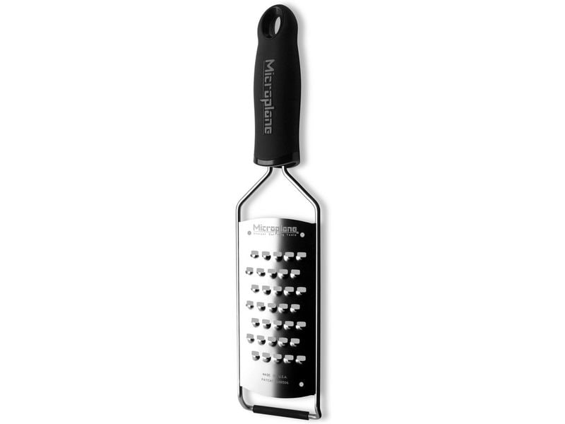 Microplane | Gourmet Sehr grosse Raspel | schwarz, Kunststoffgriff 31.2x7.5x3cm