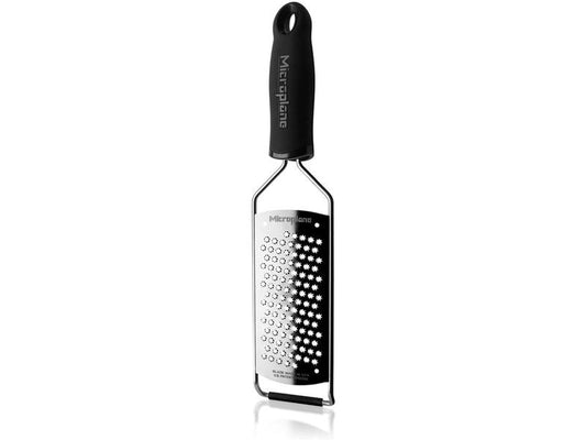 Microplane | Gourmet Raspel mit Sternklinge | schwarz, Kunststoffgriff 31.2x7.5x3cm