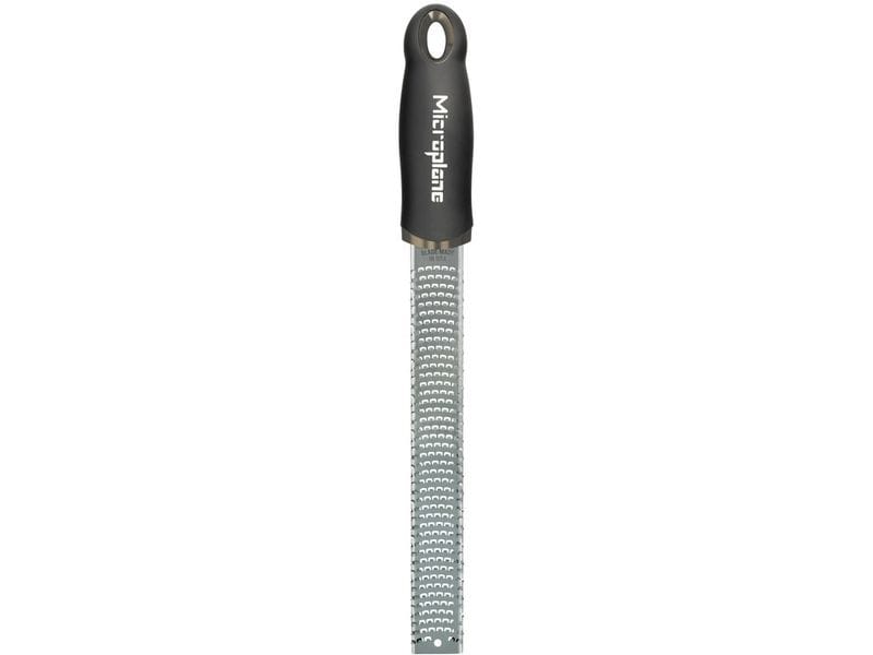 Microplane | Gourmet Premium Zester/Reibe | schwarz, Kunststoffgriff 32,5x3,50x3cm