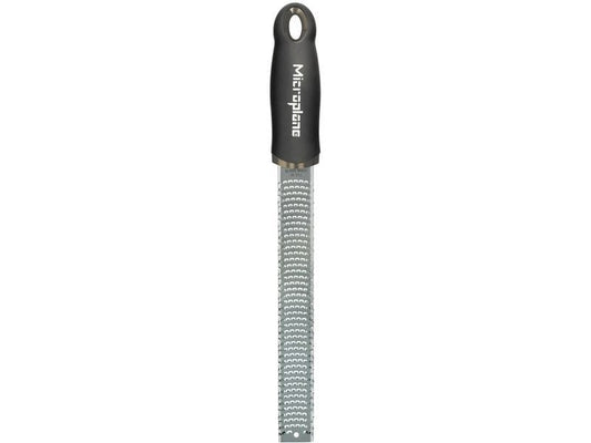 Microplane | Gourmet Premium Zester/Reibe | schwarz, Kunststoffgriff 32,5x3,50x3cm