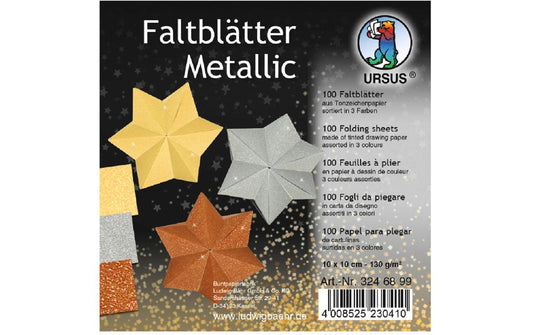 URSUS Faltblätter Origami Metallic