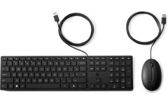 HP Inc. | HP Wired Desktop 320MK Keyboard & Mouse Set | USB-A Anschluss, Kabel,CH-Layout