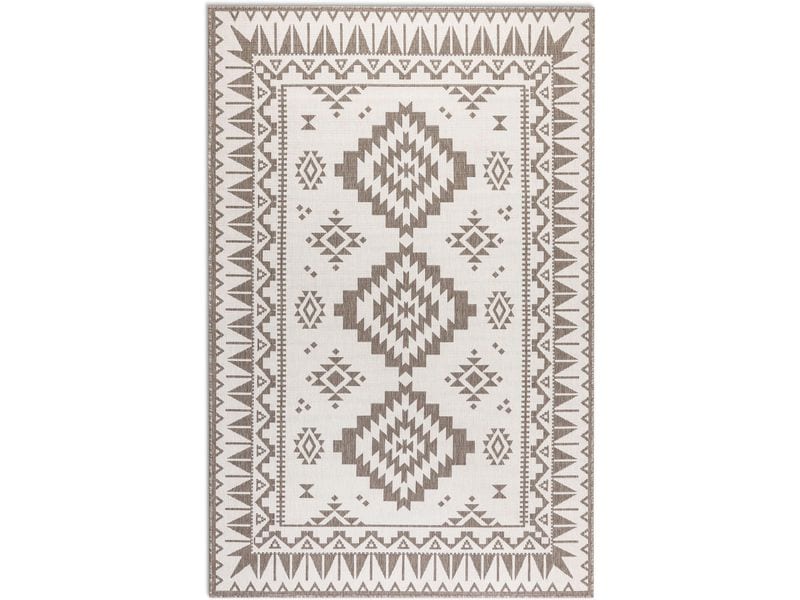 Elle Decoration | In & Outd. Teppich Dynamic | 100% Polypropylen, 120x170 cm, Linen